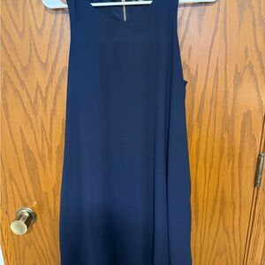 TCEC Deep Blue Sleeveless Mini Dress